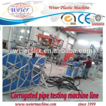16-63mm de diámetro de PP PE PVC corrugado línea de fabricación de tubos